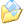 Icon of folder with a document